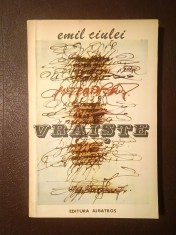 Emil Ciulei - Vraiște (roman) (1981)