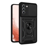 Husa Samsung Galaxy S22 Plus 5G protectie camera Techsuit CamShield Series, negru