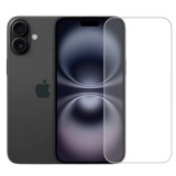Folie de Protectie pentru Apple iPhone 16 Plus, TEO, Sticla Securizata 3D, High Definition pentru Ecran complet, Anti Zgirieturi, Anti bule