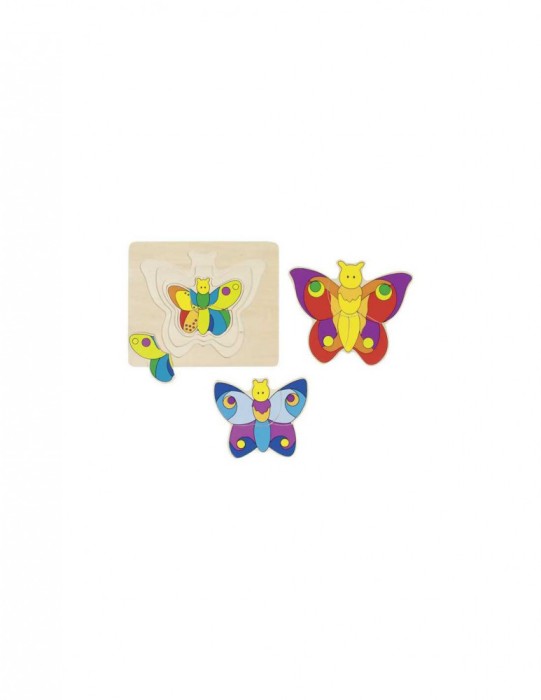Puzzle stratificat Fluturele