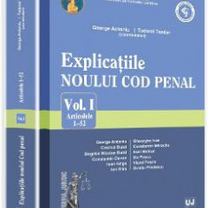 Explicatiile Noului Cod Penal Vol.1: Artcolele 1-52 - George Antoniu, Tudorel Toader