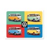 Magnet VW Bulli - Pop Art, Nostalgic Art Merchandising