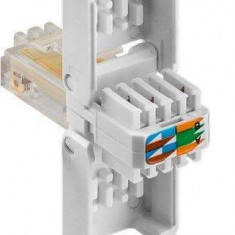 Mufa retea RJ45 8P8C UTP Cat5e neecranat conectare fara scule Goobay