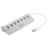 Hub USB 3.0 7 porturi Plug&amp;Play OTG Rebel KOM1091