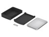 Carcasă desktop BOPLA BoVersa policarbonat neagră 120x170x52 mm IP66/IP68