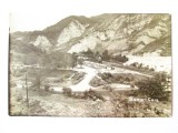 Rara! Breaza-Gara,carte postala foto circulata 1937 cu timbru fiscal taxă plata si francare cu 4 timbre