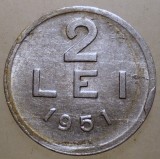 1.069 ROMANIA RPR 2 LEI 1951 EROARE