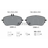 Textar set placute frana, frana disc