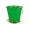 Găleată Alăptat Miei, Iezi, 6 Suzete Kerbl, 8L, Suport Metalic, Ventile Incluse, Hrănire Oi, Capre