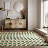 Cumpara ieftin Covor Manhattan Carlos Geo Verde 155X230 cm, Flair Rugs