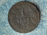 1 KREUZER 1859 E (alba iulia) -IMP.AUSTRIAC, Europa