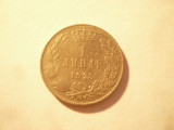 Moneda 1 Dinar 1925 Regatul Yugoslaviei Rege Alexandru I , Cu-Ni ,cal. Buna, Europa