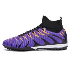 Ghete de fotbal MBrands, 7.8 cu glezna pentru teren sintetic, mov 35
