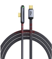 Cablu date 90 Angle Type-C - Type-C 65W Tranyoo CC-3