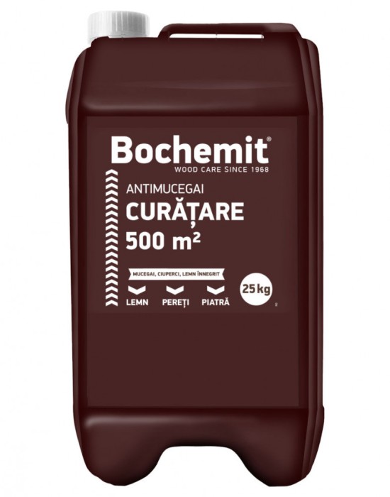 Solutie antimucegai si curatare lemn innegrit Bochemit Antimucegai 25Kg