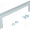 Maner aluminiu, 146.5mm, gri, MENTOR - 268.03
