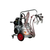 Aparat de muls oi sau capre Melasty galvanizat, bidon aluminiu 30 litri, 2 posturi( uscat)