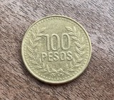 C50 - Moneda foarte veche - Columbia - 100 pesos - 2010, America Centrala si de Sud