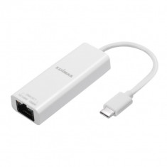 Adaptor retea USB-C tata - RJ45 tata, Gigabit, alb, EU-4306C Edimax