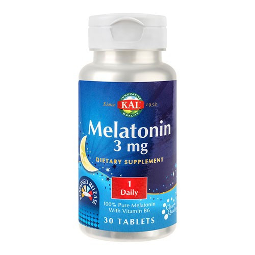 Melatonin 3mg, 30tab eliberare prelungita, Kal