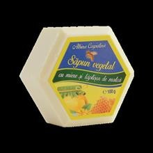 Sapun Vegetal Hexagonal cu Miere si Laptisor de Matca Apicola 100gr Cod: appg00047 foto