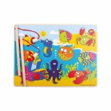 Joc de pescuit magnetic - Animalutele marine