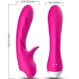 Armony Vibrators-Romance Vibrator cu Stimulator Silicon