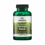 Full Spectrum Fennel Seed (Seminte de Fenicul) 480 miligrame 100 capsule Swanson, Swanson Health Products