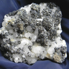 Specimen minerale - CUART CU FRAIBERGITE, TENANTITE SI PIRITA (CV1)
