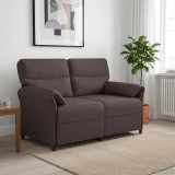 vidaXL Canapea 100% poliester, cadru din metal, MDF, placaj 42033887