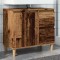 Gossi dulap de chiuveta, lemn vechi, 65x33x60 cm, lemn prelucrat