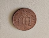 UK / Marea Britanie - 1 penny (2001) Queen Elizabeth II - monedă s100, Europa