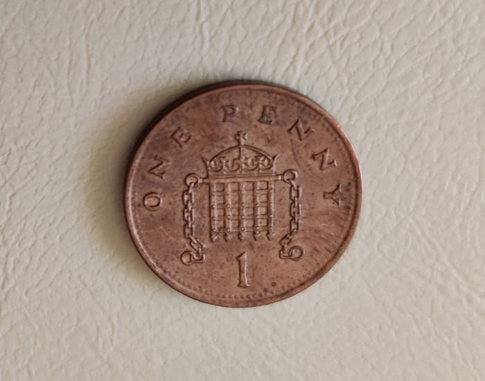 UK / Marea Britanie - 1 penny (2001) Queen Elizabeth II - monedă s100