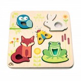 Puzzle educativ - Animale din padure | Tender Leaf Toys