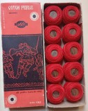 Cutie cu ață pentru lucru de m&acirc;nă Fabrica Odorheiu 1970 MADE IN ROMANIA
