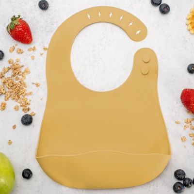 Baveta din silicon, AppeKids - Honey foto