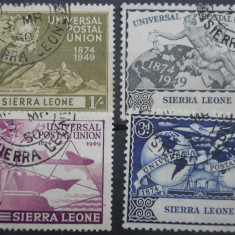 SIERRA LEONE 1949 SERIE UPU