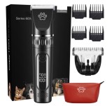 Masina Aparat Tuns Profesionala Display LED Lama Ceramica Acumulator Caini Pisici Animale Talie Mica Fara fir+ LIVRARE GRATUITA !