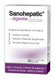 Sanohepatic digestie, 60 comprimate filmate, Zdrovit