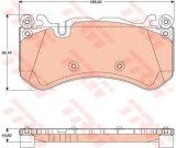 Set placute frana,frana disc MERCEDES C-CLASS Cupe (C204) (2011 - 2016) TRW GDB1734
