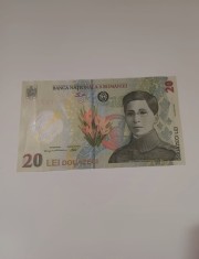 Bancnota 20 lei 2021
