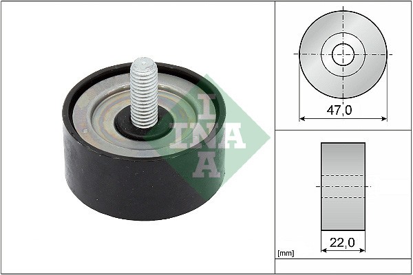 INA 532 1001 10 Rola ghidare/conducere, curea transmisie