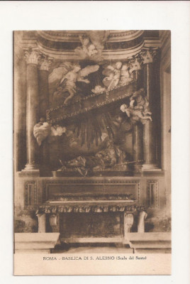 FV5-Carte Postala- ITALIA - Roma, Basilica di S. Alessio, necirculata foto