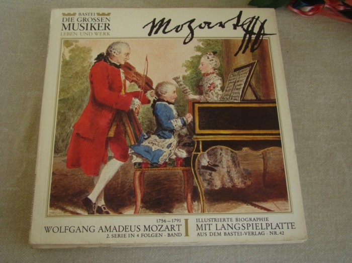 MOZART I - Concerte - Vinil EP de Colectie Die Grossen Musiker