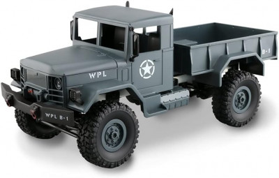 Camion militar la scară 4WD Rock Crawler Off Road Army Truck 4WD Telecomandă foto