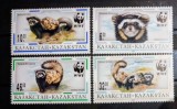 Kazahstan 1997 wwf animale fauna serie 4v neștampilat