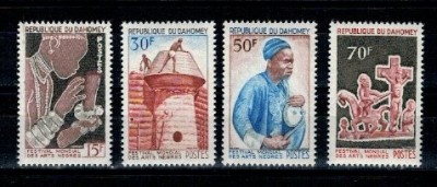 Benin (Dahomey) 1966 - Arta locala, serie neuzata foto