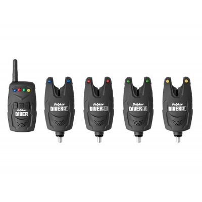 Set avertizori wireless Delphin DIVER 9V, 4+1, statie receptie + 4 avertizori foto