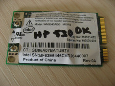 Placa wireless laptop HP 530, Intel WM3945ABG MOW1, 407576-001, 396331-001 foto