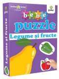 Bebe Puzzle - Legume și fructe - Board book - Gama